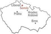 Map of Czech Republic